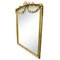 Regency Gold Foil Wood Rectangular Handcrafted Mirror, Spain, 1970s 2