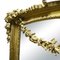 Regency Gold Foil Wood Rectangular Handcrafted Mirror, Spain, 1970s 6