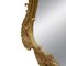 Regency Gold Foil Wood Rectangular Handcrafted Mirror, Spain, 1970s 5