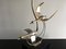 Vintage Gilt Metal Geese Lamp by L. Galeotti 6