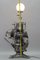 Spanish Wrought Iron and Glass Galleon Sailing Ship Shaped Floor Lamp, 1950s 19
