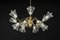 Large Starburst Brass Chandelier attributed to Emil Stejnar from Rupert Nikoll, Austria, 1960s, Image 9