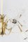 Lámpara de araña Starburst grande de latón atribuida a Emil Stejnar de Rupert Nikoll, Austria, años 60, Imagen 13