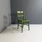 Mid-Century Modern Italian Green Wood Milano Model Chair, 1940s, Image 2