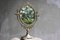 French Brass Oval Vanity Mirror 1
