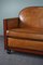 Brown Sheep Leather 2.5-Seat Sofa, Image 4