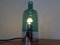 Lampada da tavolo in vetro e metallo cromato, Italia, anni '60, Immagine 6