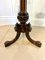 Antique Victorian Burr Walnut Inlaid Lamp Table, 1860s 7