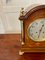 Antique Victorian Marquetry Inlaid Mantle Clock, 1890s, Image 7