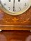 Antique Victorian Marquetry Inlaid Mantle Clock, 1890s, Image 9