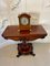 Antique Victorian Marquetry Inlaid Mantle Clock, 1890s 2