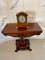 Antique Victorian Marquetry Inlaid Mantle Clock, 1890s, Image 2