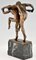 Jugendstil Bronzeskulptur eines tanzenden nackten Paares von Charles Samuel, 1900er 5