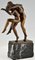 Art Nouveau Bronze Sculpture of Dancing Nude Couple by Charles Samuel, 1900s 9