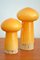 Vintage Mushroom Salt and Pepper by Michael Bang for Holmegaard, 1970s, Set of 2 3