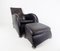 Leather Armchair with Ottoman by Montis Loge for Gerard Van Den Berg, 1980s 1