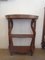 Walnut Console with Marble Top, 1980s 13