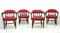 English Club Chairs, 1970s, Set of 4 1