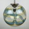 Vintage Swirled Murano Glass Pendant Lamp from Vistosi, Italy, 1970s, Image 1