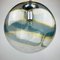 Vintage Swirled Murano Glass Pendant Lamp from Vistosi, Italy, 1970s 4
