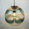 Vintage Swirled Murano Glass Pendant Lamp from Vistosi, Italy, 1970s 2