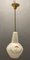 Vintage Italian Opaline Glass Pendant Light, 1950s, Image 4