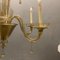 Lámpara de araña veneciana grande de cristal de Murano de Venini, años 50, Imagen 5