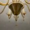 Large Venetian Murano Glass Chandelier from Venini, 1950s 9