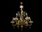 Großer venezianischer Kronleuchter aus Muranoglas von Venini, 1950er 4