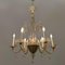 Large Venetian Murano Glass Chandelier from Venini, 1950s 6