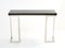 Black Lacquer Chrome Console Table by Guy Lefevre for Maison Jansen, 1970s, Image 11