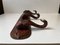 Hand-Carved Elephant Coat or Towel Rack in Dark Wood, 1930s, Image 8