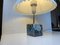 Scandinavian Cubic Table Lamp in Blue Agate, Image 7