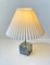 Scandinavian Cubic Table Lamp in Blue Agate 3