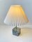 Scandinavian Cubic Table Lamp in Blue Agate, Image 3