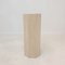 Italian Travertine Side Table or Pedestal, 1980s, Image 4