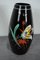 Mid-Century German Glass Vase with Floral Design from Ilmenau Glas, 1950s, Image 2