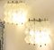 Crystal and Chromed Metal Wall Lamps from Filvem Voghera, Italy, 1968s, Set of 2 8