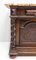 French Louis XIII Style Credenza with Marble Top, 1800s, Image 7