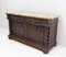 French Louis XIII Style Credenza with Marble Top, 1800s, Image 3