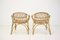 Czechoslovakia Lounge Chairs in Rattan by Alan Fuchs, 1960s, Set of 2, Image 4