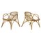 Czechoslovakia Lounge Chairs in Rattan by Alan Fuchs, 1960s, Set of 2 1