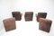 Modular Five Seater Sofa in Leather, 1980s, Set of 5 9