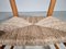 Sedie rustiche in legno di olmo e paglia di Charlotte Perriand, Francia, anni '60, set di 2, Immagine 6