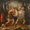 Lombardischer Künstler, Szenen von Orlando Furioso, Spätes 18. Jh., Öl auf Leinwand, Gerahmt, 4er Set 6
