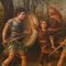 Pinturas al óleo sobre lienzo, finales del siglo XVIII, escenas de Orlando Furioso, Juego de 4, Imagen 8