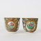 Canton Porcelain Cups, Set of 7 4