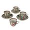 Canton Porcelain Cups, Set of 7 1