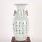 Vintage White Baluster Vase 8