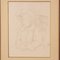 Aldo Salvadori, Figures, Mid-20th Century, Charcoal on Paper, Framed, Set of 4, Image 5